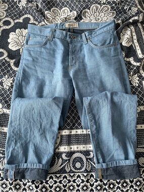 Naked and famous nightshade selvedge jeans 34
